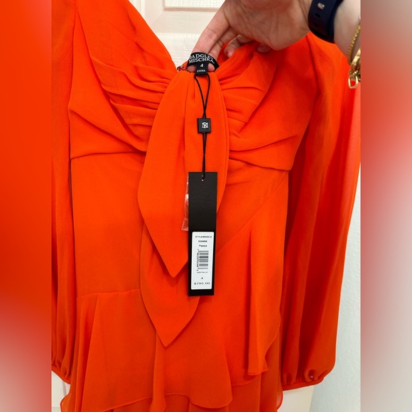 Badgley Mischka Tiered Ruffle Gown - Picture 4 of 5